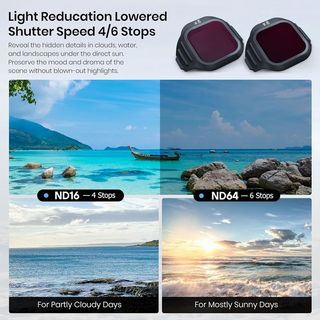 Kit filtros ND/CPL Mini 5 Pro NUEVO