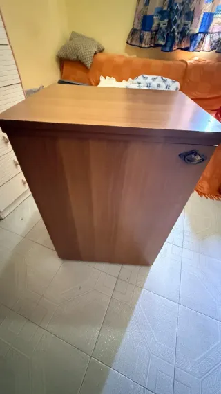 Máquina de coser Singer eléctrica con mueble