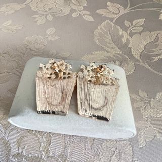 Orecchini Pop Corn Rossi e Oro