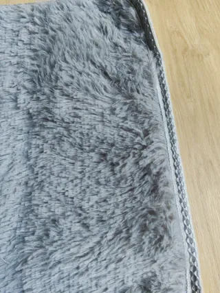 Tappeto da bagno grigio 115x60cm