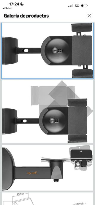 Soporte de Pared para altavoces
