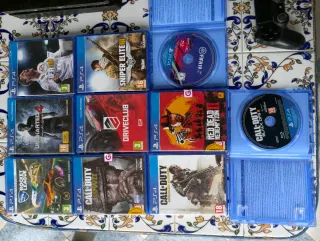 PS4 + Mando + 10 Juegos