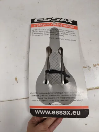 Sillín Essax Adrenaline R Cromo Blanco