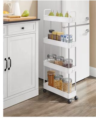 Carrito Cocina SONGMICS con Ruedas Blanco