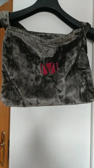 Bolso/bolsa terciopelo con asa Y2K