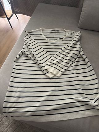 Jersey Rayas Blanco y Negro Talla Única