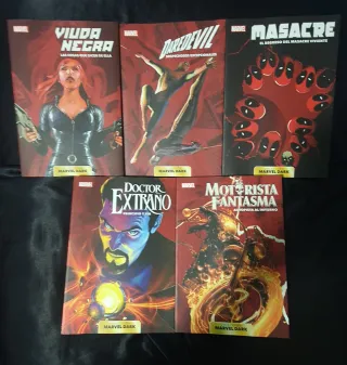 LOTE 5 TOMOS MARVEL DARK CÓMICS
