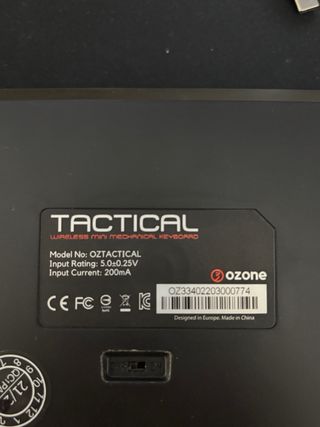 Teclado Gaming Ozone Tactical Mini RGB