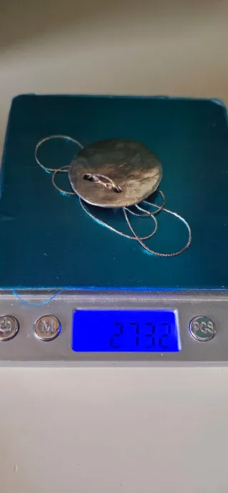 Gargantilla de plata maciza tous duna