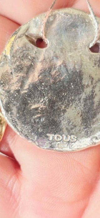 Gargantilla de plata maciza tous duna