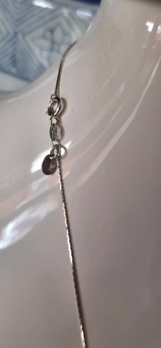 Gargantilla de plata maciza tous duna