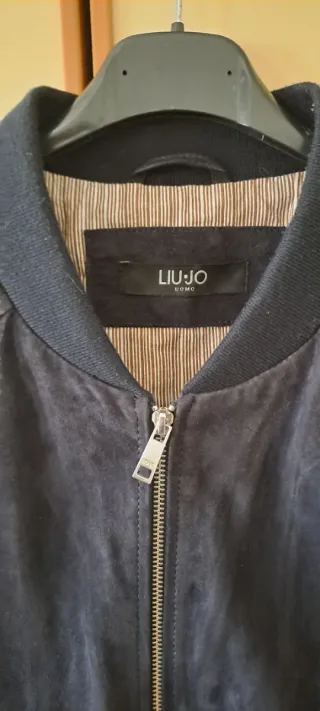 Giubbotto camoscio Liu Jo blu scuro