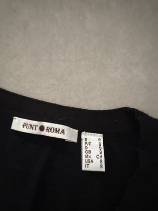 Jersey rayas encaje negro y blanco