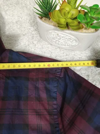 Camicia a quadri uomo Fred Perry rosso blu