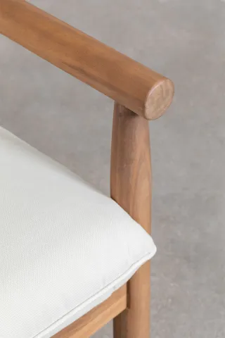 Sillón Madera Acacia Beige Sklum