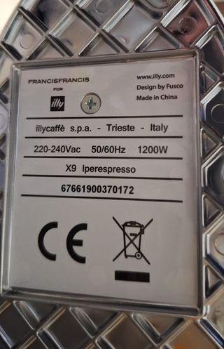 Macchina Caffè Illy Francis Francis Cromata