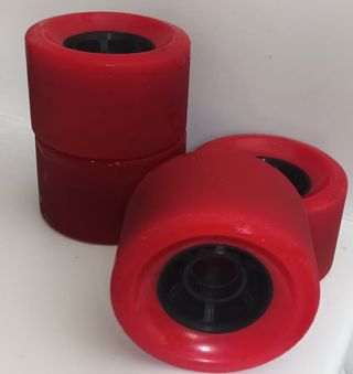 Ruedas Longboard Rojas 80mm
