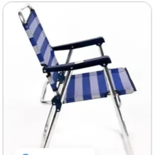 2 Sillas Playa y Mesa Plegables