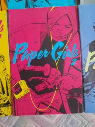 Cómic Paper Girls lote.