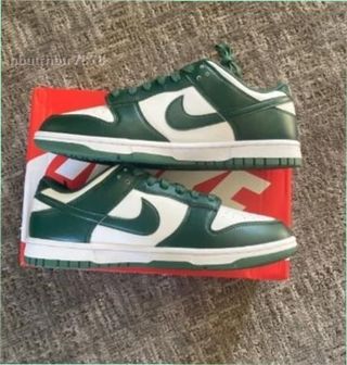 Nike Dunk Low PRM Verde/Blanco Talla 38.5