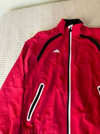 Chándal Padel Mujer Akkeron Rojo/Negro