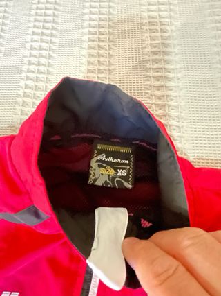 Chándal Padel Mujer Akkeron Rojo/Negro