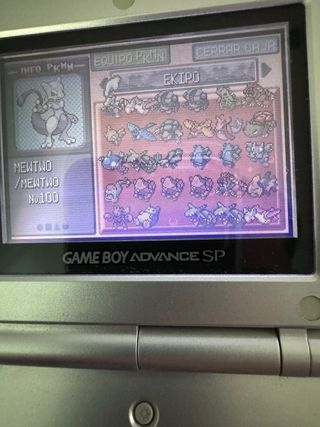 Gba Sp Original Nintendo Pokemon Esmeralda,Rojo y+