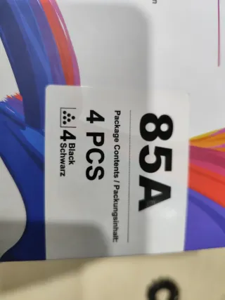 3 Cartuchos Toner HP 85A Negro