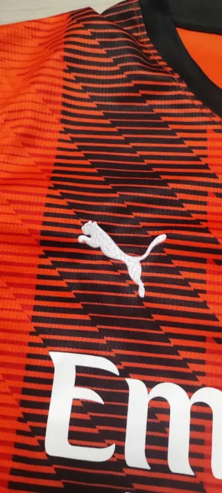 Camiseta AC Milan 2024 Puma Roja y Negra