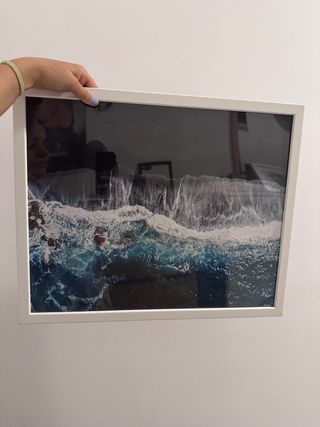 Cuadro Decoración Mar Azul Blanco