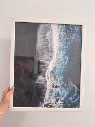 Cuadro Decoración Mar Azul Blanco