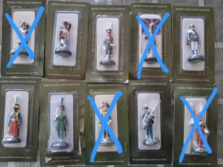 Lote 32 Figuras Metal RBA Coleccionistas
