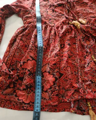 Blusa Boohoo Estampada Manga Larga Talla M