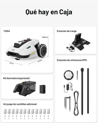 Robot cortacésped Yuka 1000 RTK