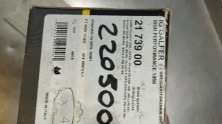 Pastillas traseras Ford sierra