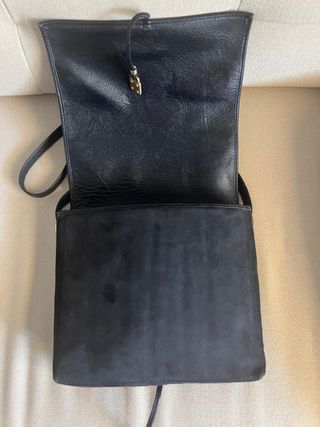 Bolso Loewe Negro Piel/Ante