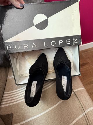 Zapatos Pura Lopez Negros