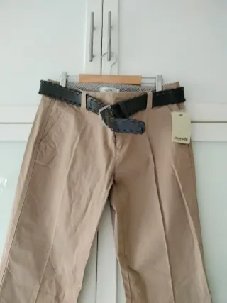Pantalón Formula Joven T42 Beige