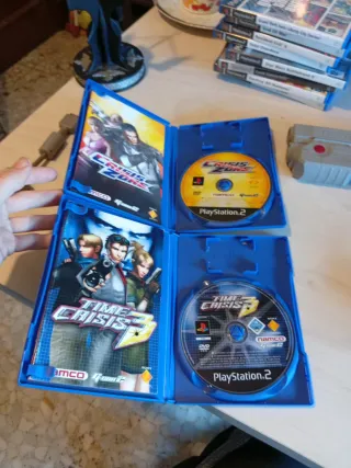 Pack 2 Juegos PS2 Time Crisis + G-con45