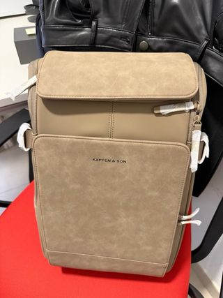 Mochila Kapten & Son Beige/Marrón