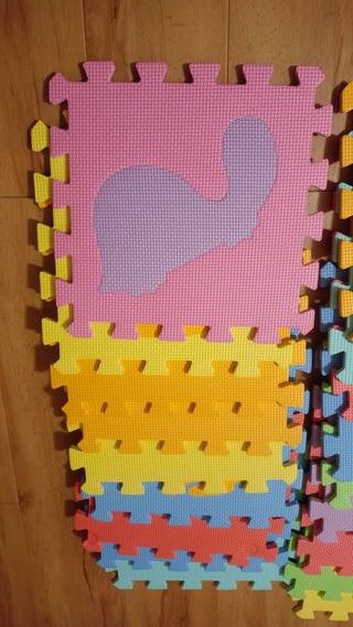 Suelo goma infantil puzzle animales