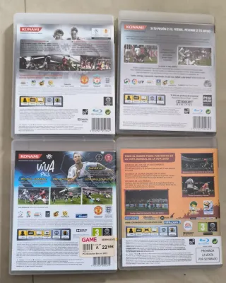 Lote 4 Juegos PS3 Fútbol