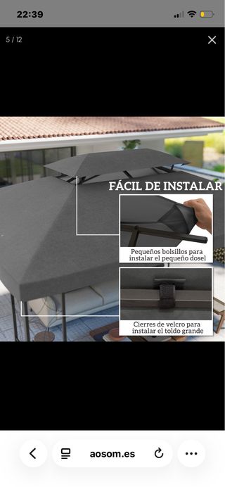 Toldo de repuesto 4x3