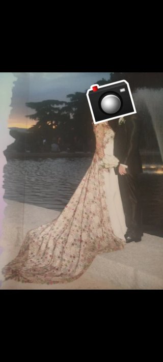 Vestido de Novia con abrigo. Modista María Alegre.