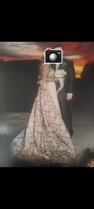 Vestido de Novia con abrigo. Modista María Alegre.