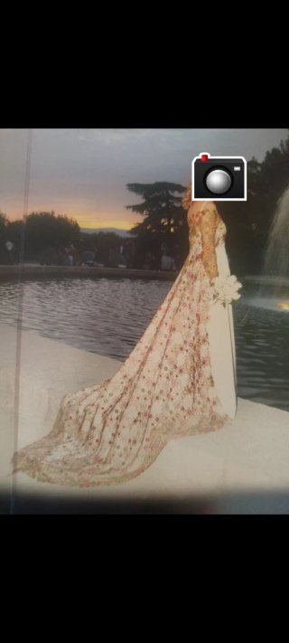 Vestido de Novia con abrigo. Modista María Alegre.