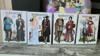 Manga BL "Barbarities" 4 tomos completo