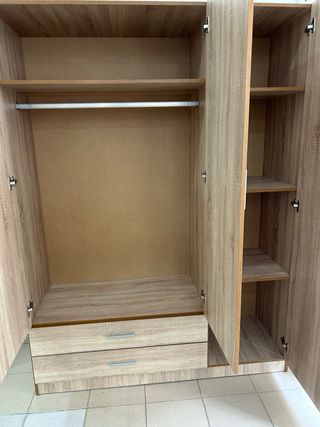 Armario 3 puertas madera