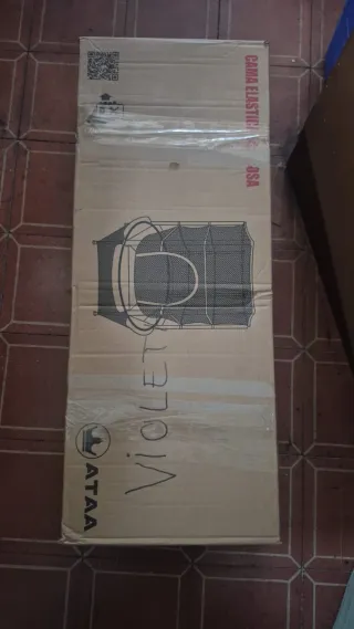 Trampolín infantil rosa con red de seguridad