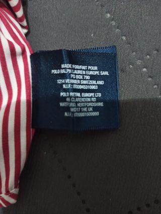 Camisa Ralph Lauren con rayas verticales talla S